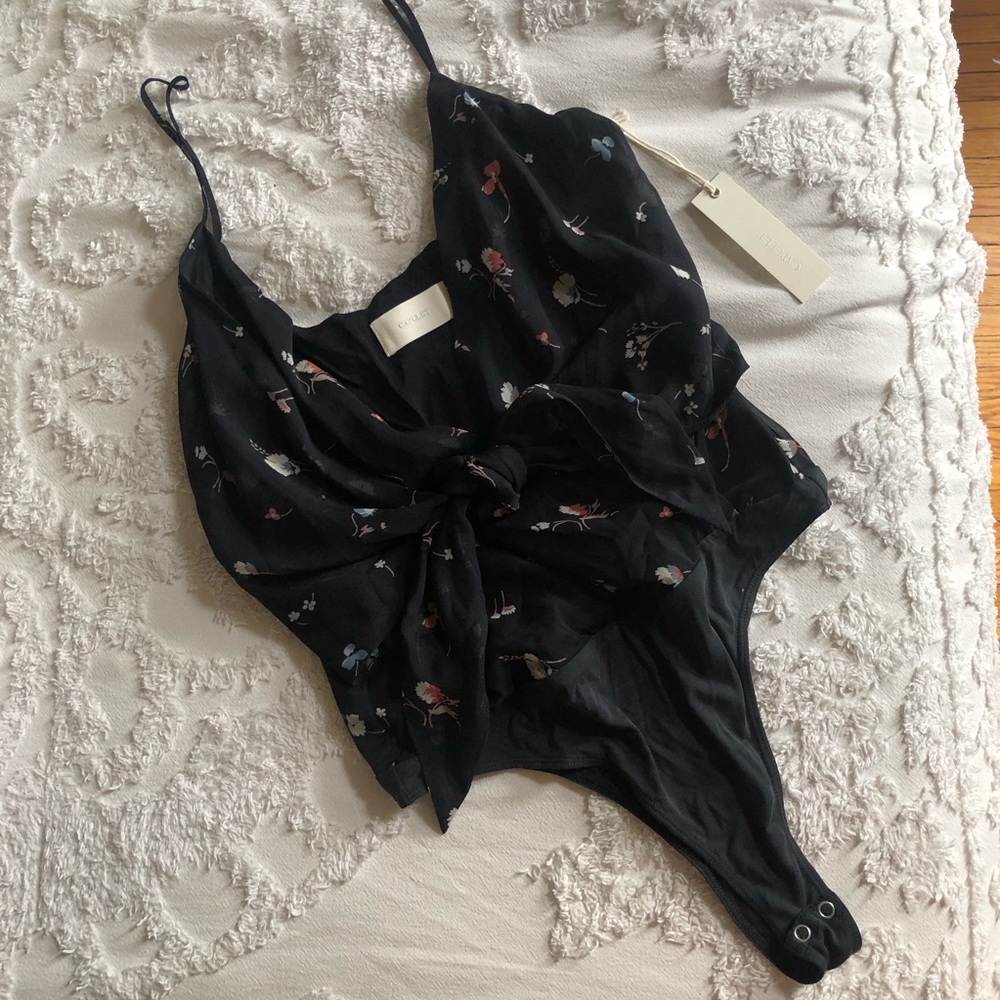 NWT CAPULET Janis floral bodysuit